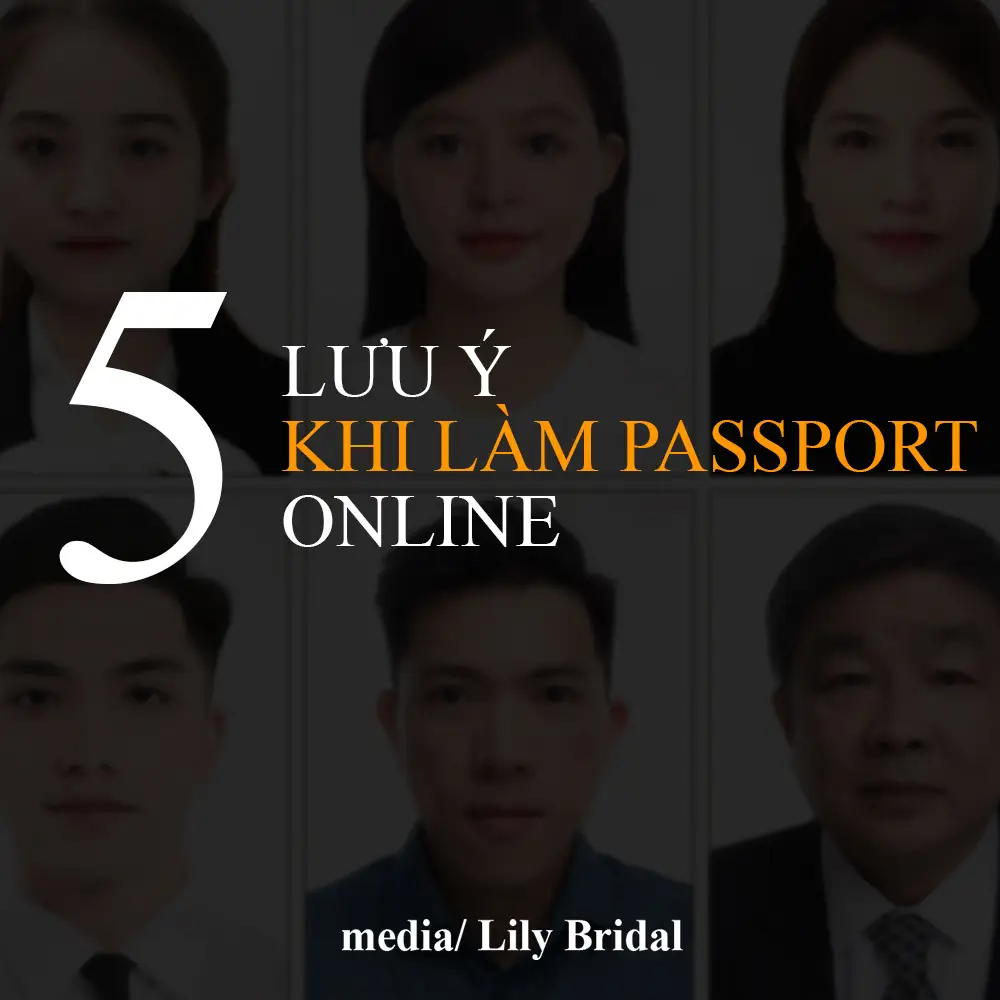 5 Lưu ý khi làm passport online - ảnh bìa