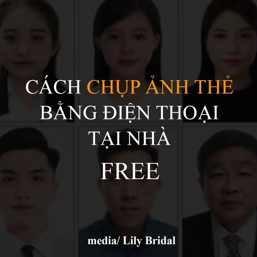 Bìa Cách chụp ảnh thẻ bằng điện thoại tại nhà