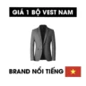 giá 1 bộ vest nam từ thương hiệu nổi tiếng Việt Nam - ảnh bìa